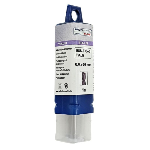 The BOHRCRAFT 1803 Spot Weld Drill Bit is designed for efficient removal of spot welds and precision drilling in hardened steels and automotive body panels.