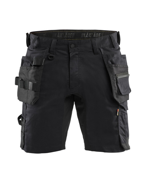 The BLAKLADER Shorts in Black features Holster Pockets and refined performance 2-Way Stretch, giving you confidence in every step.