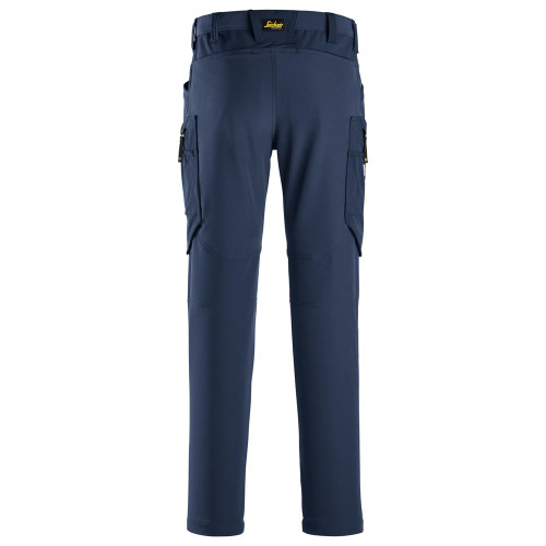 Tailored by SNICKERS, the FlexiWork Pants model 6873 in Navy Blue incorporates Full Stretch, providing without Kneepad Pockets, and constructed from 4-Way Stretch to work as hard as you do.
