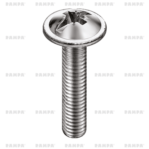 RAMPA TYPE TXSR M4 Flange Head Bolts in Silver Zinc RAMPA TYPE TXSR M4 Flange Head Bolts in Silver Zinc