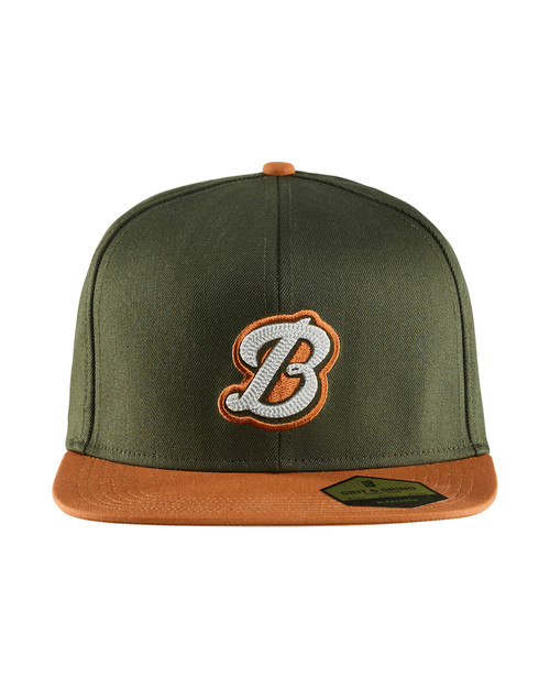 BLAKLADER Accessory | 9232 Rust Brown / Green Blaklader Flatbrim Cap BLAKLADER Accessory | 9232 Rust Brown / Green Blaklader Flatbrim Cap