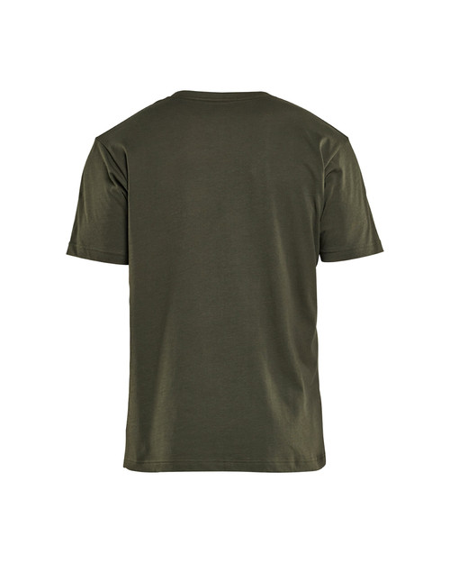 BLAKLADER Cotton Forest Green  T-Shirt  for Carpenters that have  available in Australia and New Zealand