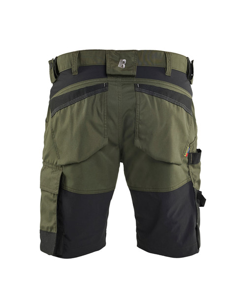 BLAKLADER Shorts | 1753 Forest Night Craftsman Shorts in 2-Way Stretch BLAKLADER Shorts | 1753 Forest Night Craftsman Shorts in 2-Way Stretch
