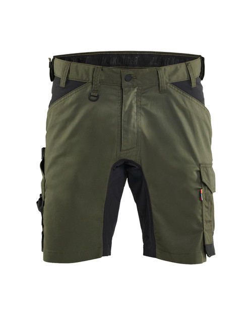 BLAKLADER Shorts | 1753 Forest Night Craftsman Shorts in 2-Way Stretch BLAKLADER Shorts | 1753 Forest Night Craftsman Shorts in 2-Way Stretch