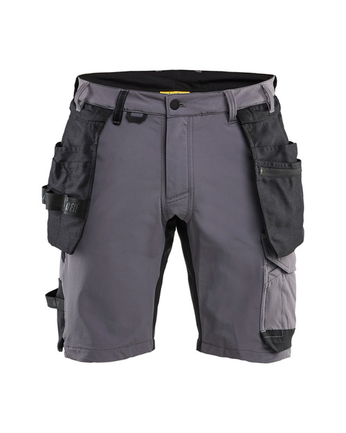 BLAKLADER Shorts | 1702 Mid Grey Craftsman Shorts with Holster Pockets in 4-Way Stretch BLAKLADER Shorts | 1702 Mid Grey Craftsman Shorts with Holster Pockets in 4-Way Stretch