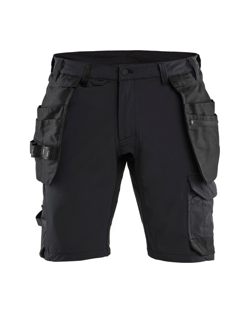 BLAKLADER Shorts | 1702 Black Craftsman Shorts with Holster Pockets in 4-Way Stretch BLAKLADER Shorts | 1702 Black Craftsman Shorts with Holster Pockets in 4-Way Stretch