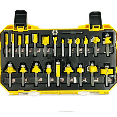 Assortment Set for Router Bits from FAMAG with 8mm Shank for the Cabinet Making Industry and Carpenters in Australia and New Zealand