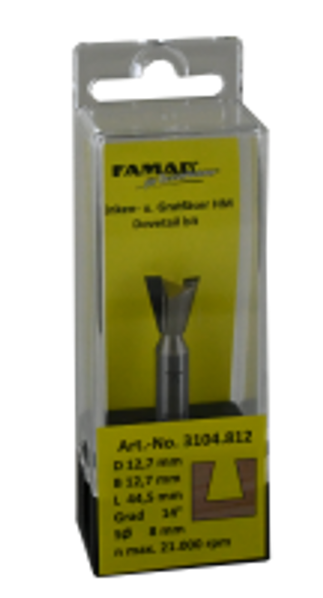 Craftsman Hardware supplies Router Bits such as FAMAG Router Bits Dovetail with Dovetail for the Furniture Making Industry and Carpenters in Brighton, Cheltenham and Moorabin