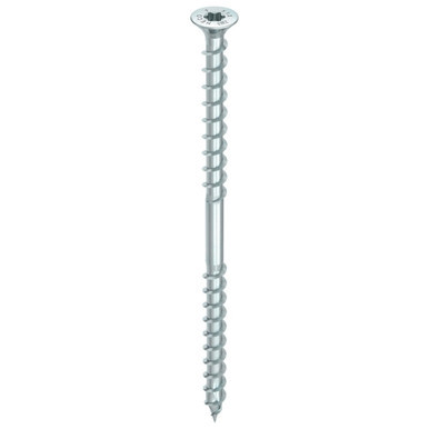 Main product image of HECO 8 x 300 Countersunk Head Double Thread Silver Zinc Steel HD-40.