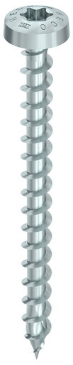 Alternate product image of HECO 6 x 40 Pan Head Full Thread Silver Zinc Steel T-30.