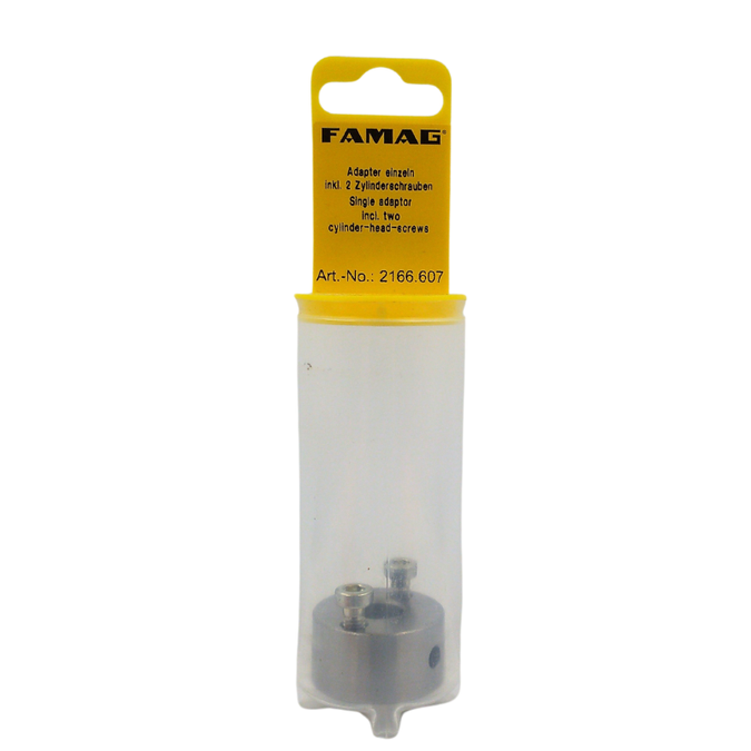 FAMAG Holesaws | 2166.607 Single Holesaw Adapters  with PUMPSHANK for Electricians, Prefabricated Structures in Melbourne, Sydney and Brisbane.