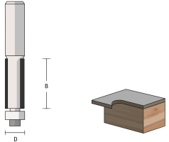 Craftsman Hardware supplies FAMAG 3101 Router Bits with Flush Trimmer for the Woodworking Industry and Carpenters in Glen Waverley, Bayswater and Mitcham