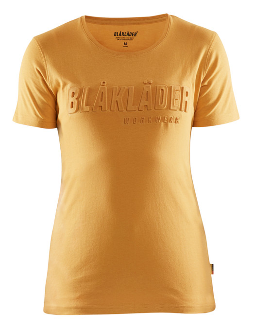 Buy online in Australia and New Zealand a Womens Honey Gold T-Shirt  for Electricians that are comfortable and durable.