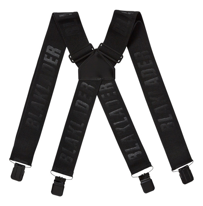 BLAKLADER Work Braces 4009 Black Craftsmen Braces with strong straps in Polyester for heavy duty work Australia