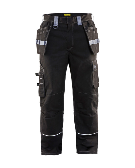 Buy online in Australia and New Zealand BLAKLADER Cotton Black Trousers for Woodworkers that are looking for comfortable work trousers.