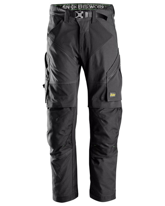 Crafted from high-quality Polyester, these Snickers trousers offer durability and comfort.