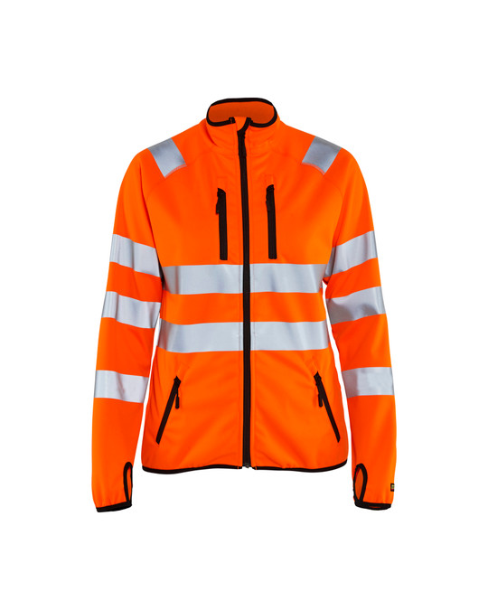 BLAKLADER 4926 Women's High Vis two taped Orange  Work Soft shell Jacket