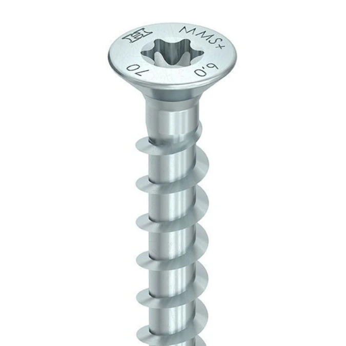 Buy Online HECO 12mm Silver Zinc Countersunk Head Screw Anchor with Silver Zinc for the Construction Industry and Installers in Victoria and New South Wales.