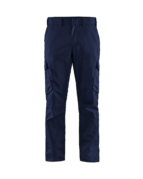 Buy online in Australia BLAKLADER 2-Way Stretch Navy Blue Trousers for Mechanics that are looking for comfortable work trousers.