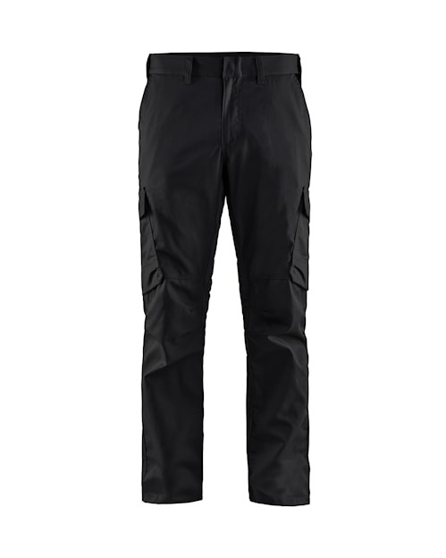 Suitable work Trousers available in Australia BLAKLADER 2-Way Stretch Black Trousers for Cabinet Makers