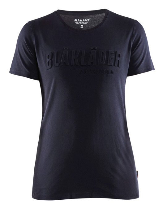 Buy online in Australia and New Zealand a Womens Dark Navy Blue T-Shirt  for Electricians that are comfortable and durable.