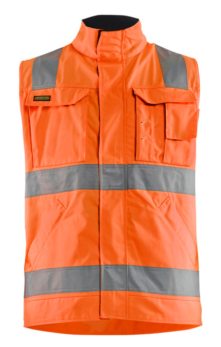 BLAKLADER Vest | 8505  Vest with Reflective Tape for Construction industry, Electricians in the Construction Industry