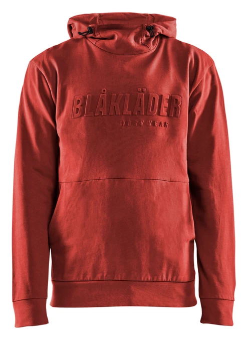The Blaklader Workwear hoodie is a reliable choice for any work environment. Available in Burned Red.