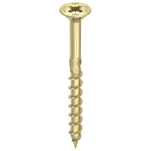 Designed for versatility, this HECO 4mm screw features PZ2, making it suitable for various projects.