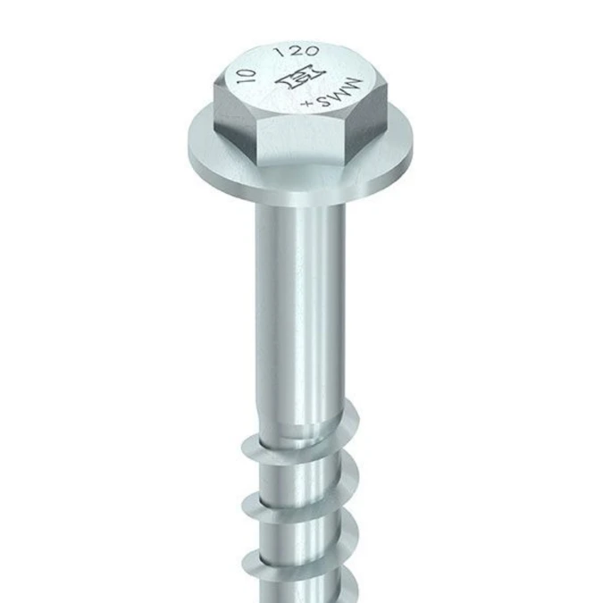 Buy Online HECO 10mm Silver Zinc Hexagon Head Screw Anchor with Silver Zinc for the Construction Industry and Installers in Victoria and New South Wales.
