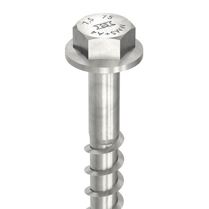 HECO Hexagon Head Screw Anchor HP Coated with SW-15 for the Construction Industry and Installers in Hobart, Sydney and Brisbane