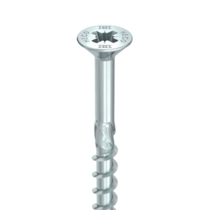 This HECO 6mm screw, available in Silver Zinc, is perfect for both professional and home improvement projects.
