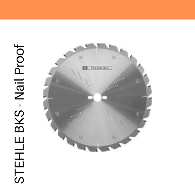Achieve precision cuts with the STEHLE circular saw blade model BKS NAILPROOF, designed for Construction in 315mm diameter with a 30mm Bore.
