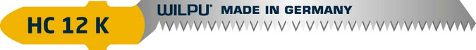 WILPU Jigsaw Blade for Woodworking and Carpenters, the HC 12 K Saw Blade is for Curve Cut for Board