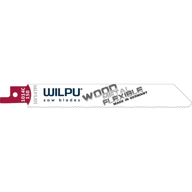 WILPU Reciprocating Saw Blade for Aluminium, Steel, Demolition, the 1014 C Saw Blade is for Flexible for Construction