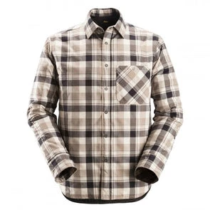 Buy Online SNICKERS Khaki Jacket with Lined Flannel for the Construction Industry and Operators in Western Australia and South Australia.