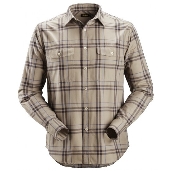 SNICKERS 8502 Khaki Shirt with Flannel for the Construction Industry and Operators in Perth, Sydney and Brisbane