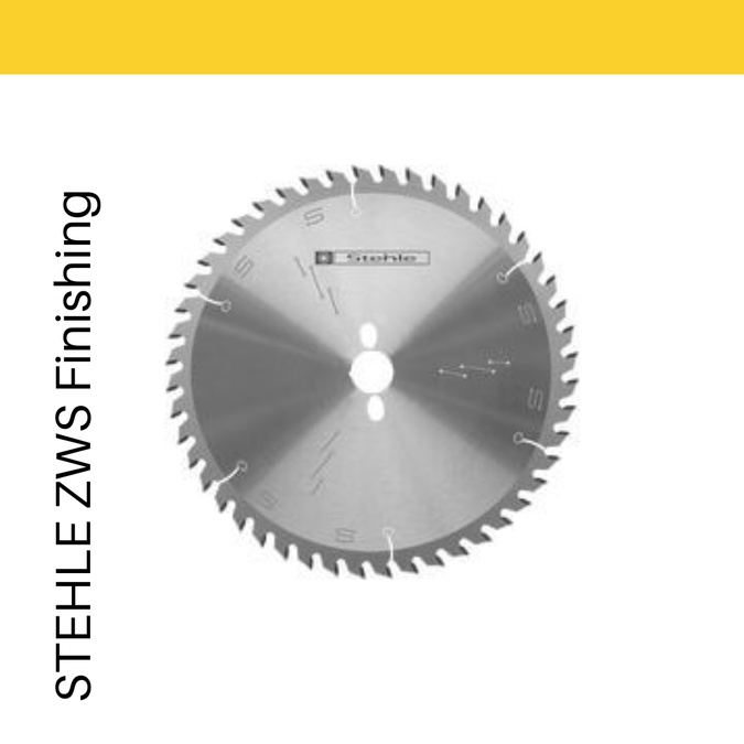 Experience the difference with the STEHLE circular saw blade model ZWS, designed for precision cutting in Solid Timber in 315mm diameter with a 30mm Bore.