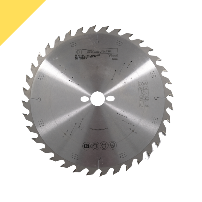The STEHLE circular saw blade model ZQW is essential for any woodworking project, designed for Solid Timber in 315mm diameter with a 30mm Bore.