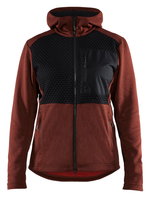 Stay cozy with the Burned Red Blaklader Workwear hoodie, designed for both work and leisure with Full Zip.