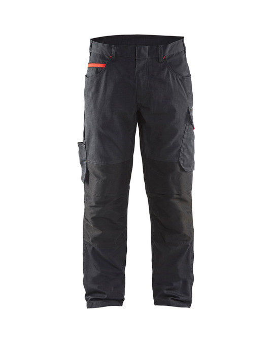 Buy online in Australia and New Zealand BLAKLADER Rip-Stop with Stretch Black Trousers for Electricians that are looking for comfortable work trousers.
