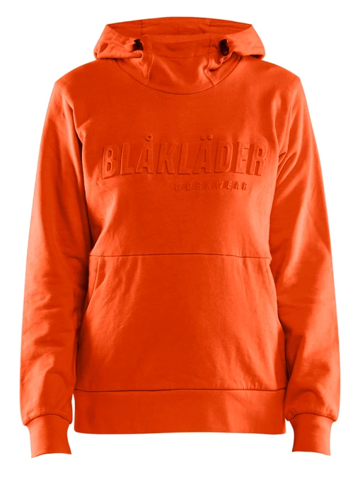 The Blaklader Workwear hoodie is a reliable choice for any work environment. Available in Orange Red.