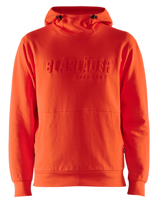 Experience the comfort of this Orange Red Blaklader hoodie designed for active professionals.