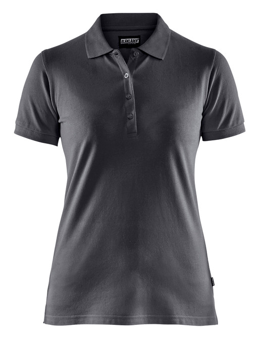 The BLAKLADER 3307 Women's Dark Grey Classic Polo Shirt is designed specifically for women, featuring a flattering cut and exceptional comfort.