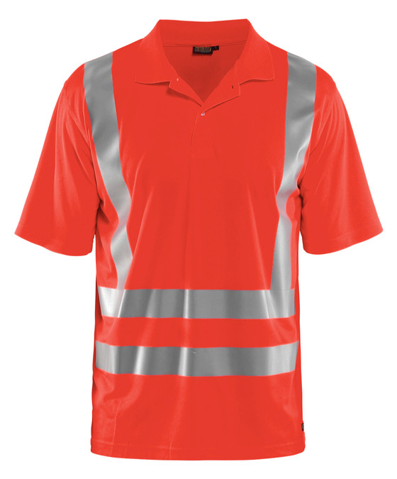 Enhance your safety and comfort with the BLAKLADER 3391 Men's High Vis Red UV Protection Profile T-Shirt.