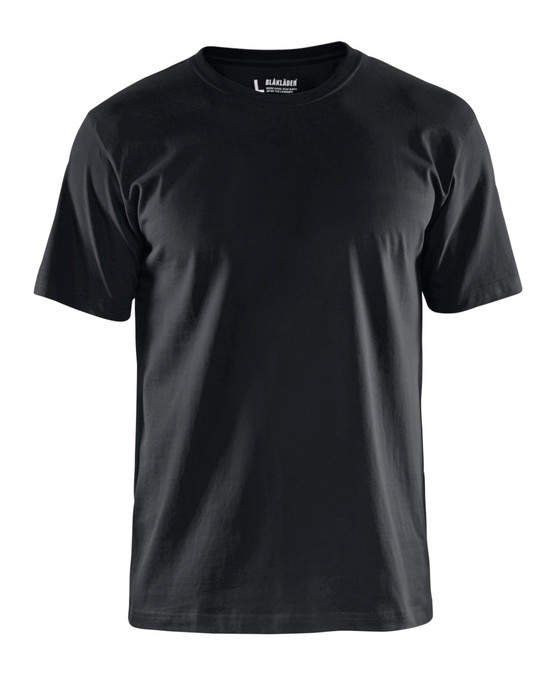 Experience the perfect blend of functionality and fashion with the Black Blaklader t-shirt, designed with Round Neck and Classic Fit for those who work hard and play hard.