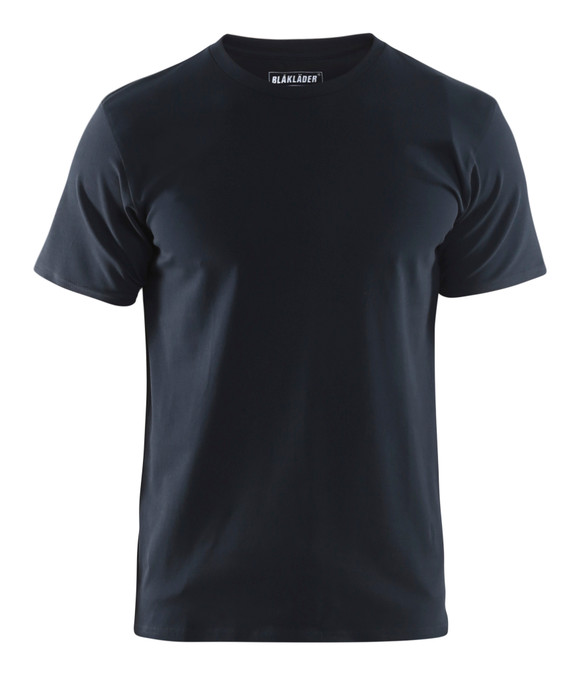 BLAKLADER T-Shirt  3533 with  for BLAKLADER T-Shirt  | 3533 Dark Navy Blue Classic T-Shirt in Cotton with Stretch that have  available in Australia and New Zealand