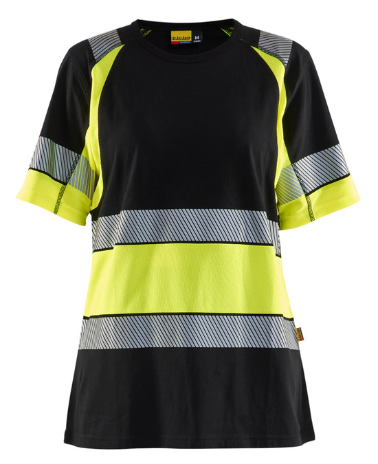 Buy online in Australia and New Zealand a Womens Black T-Shirt  for Electricians that are comfortable and durable.