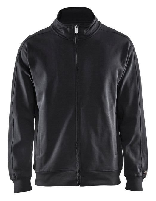 BLAKLADER Pullover  3349 with  for BLAKLADER Pullover  | 3349 Black Full Zip Pullover in Durable Poly/Cotton Blend that have Full Zip  available in Australia and New Zealand