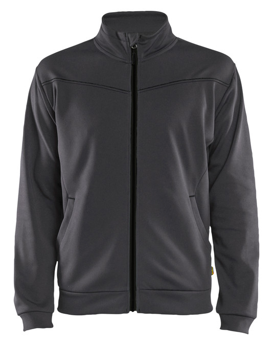 BLAKLADER Pullover  3366  with  for BLAKLADER Pullover  | 3366 Mens Mid Grey Full Zip Pullover in Polyester Fleece that have Full Zip  available in Australia and New Zealand