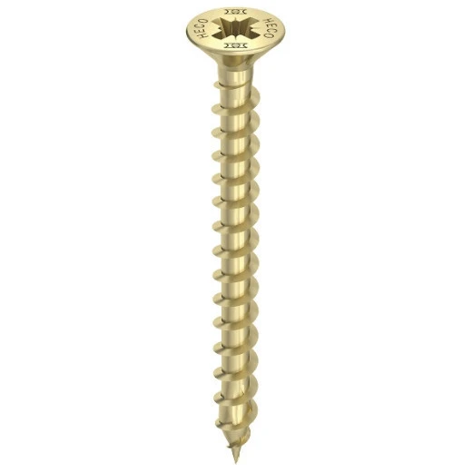 This HECO 3.5mm screw, with its Yellow Zinc coating, provides both aesthetic appeal and functional strength for your projects.